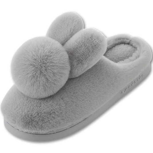 Adorable Bunny Plush Slippers – Cozy Rabbit House Shoes for Women