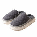 Men’s Winter Warm Slippers – Waterproof Fleece Lined House Mules