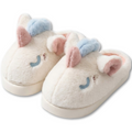 Cute Unicorn Plush Slippers – Cozy Fuzzy House Shoes for Women & Girls