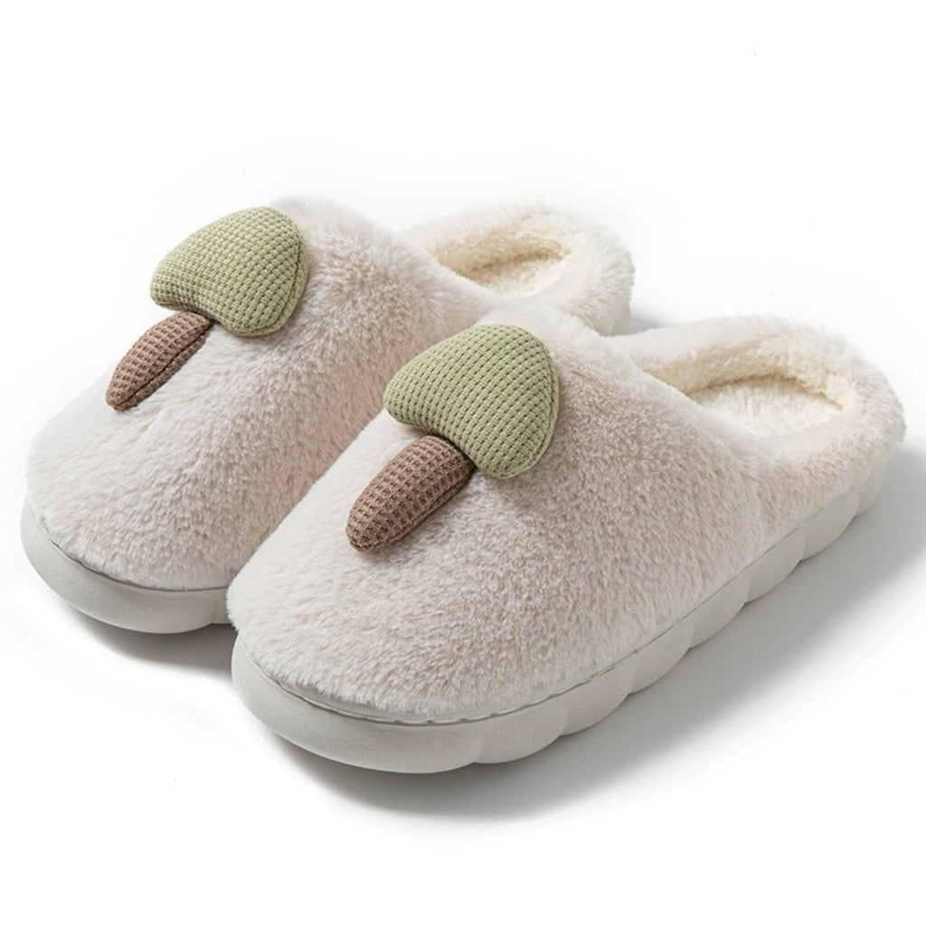 Cute Bunny Plush Slippers for Women – Soft Cozy House Shoes
