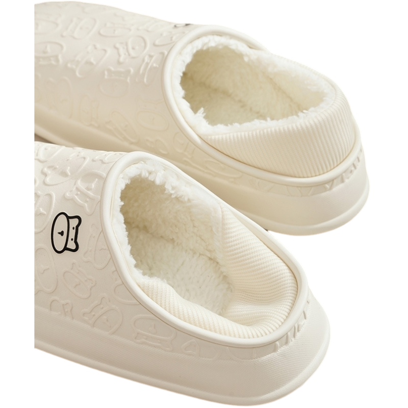 Unisex Waterproof Winter Clogs – Warm Fuzzy Lined Slip-On Shoes