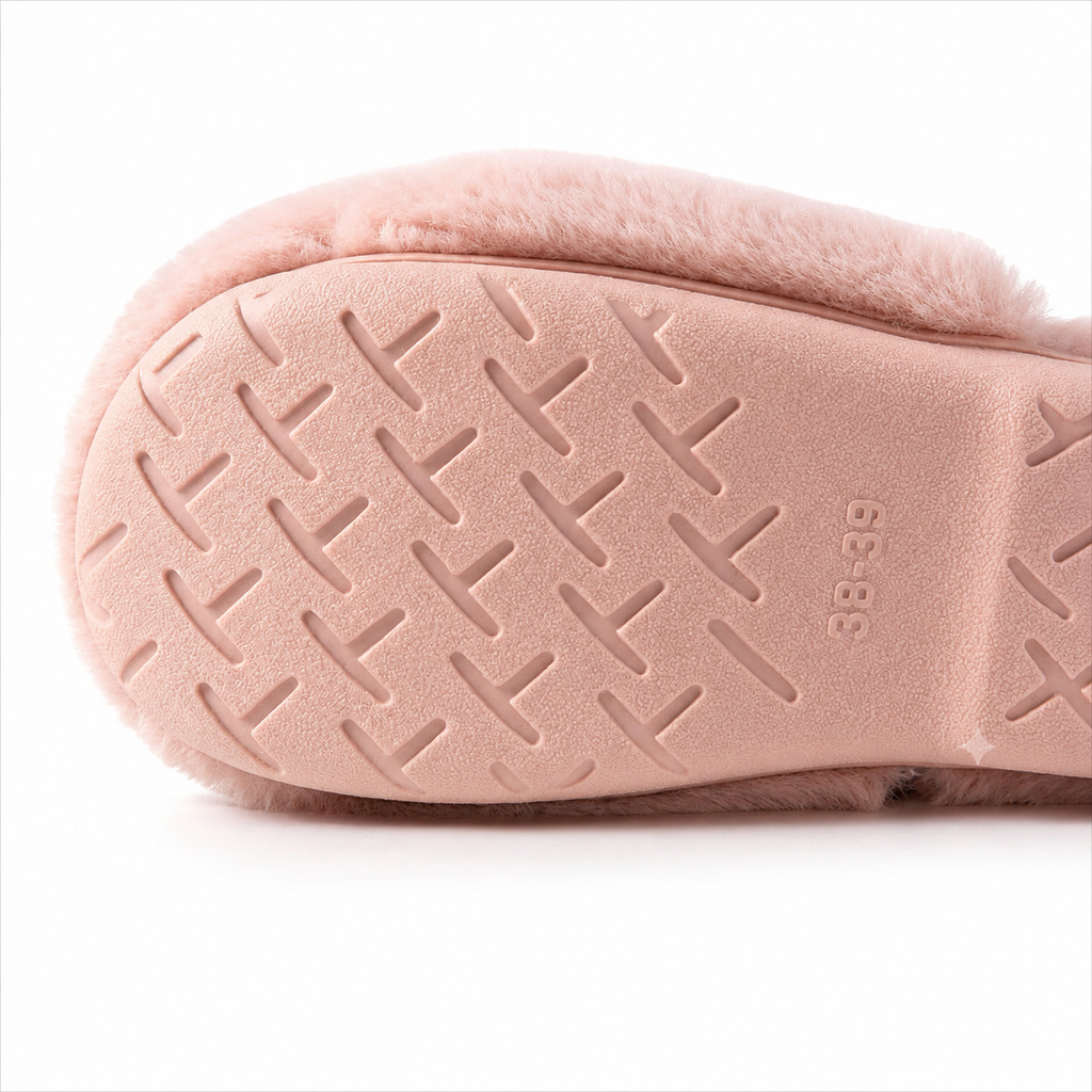 Cute Pig Plush House Slippers