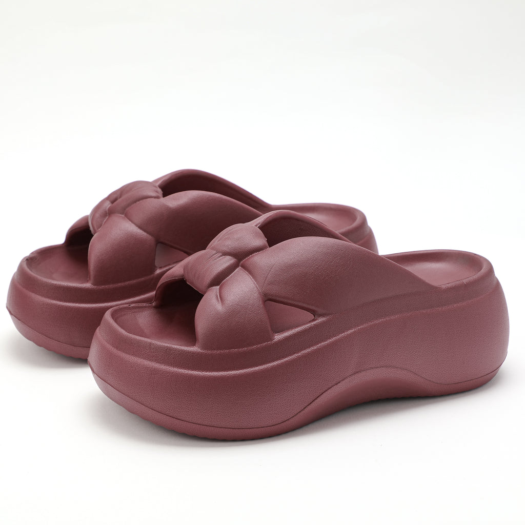 Cloud Bow Platform Sandals for Women
