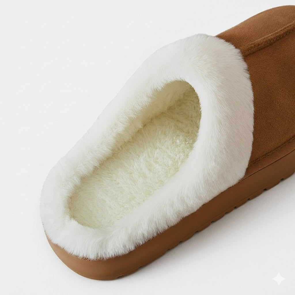 Unisex Fleece Lined House Slippers – Warm & Cozy Indoor Mules