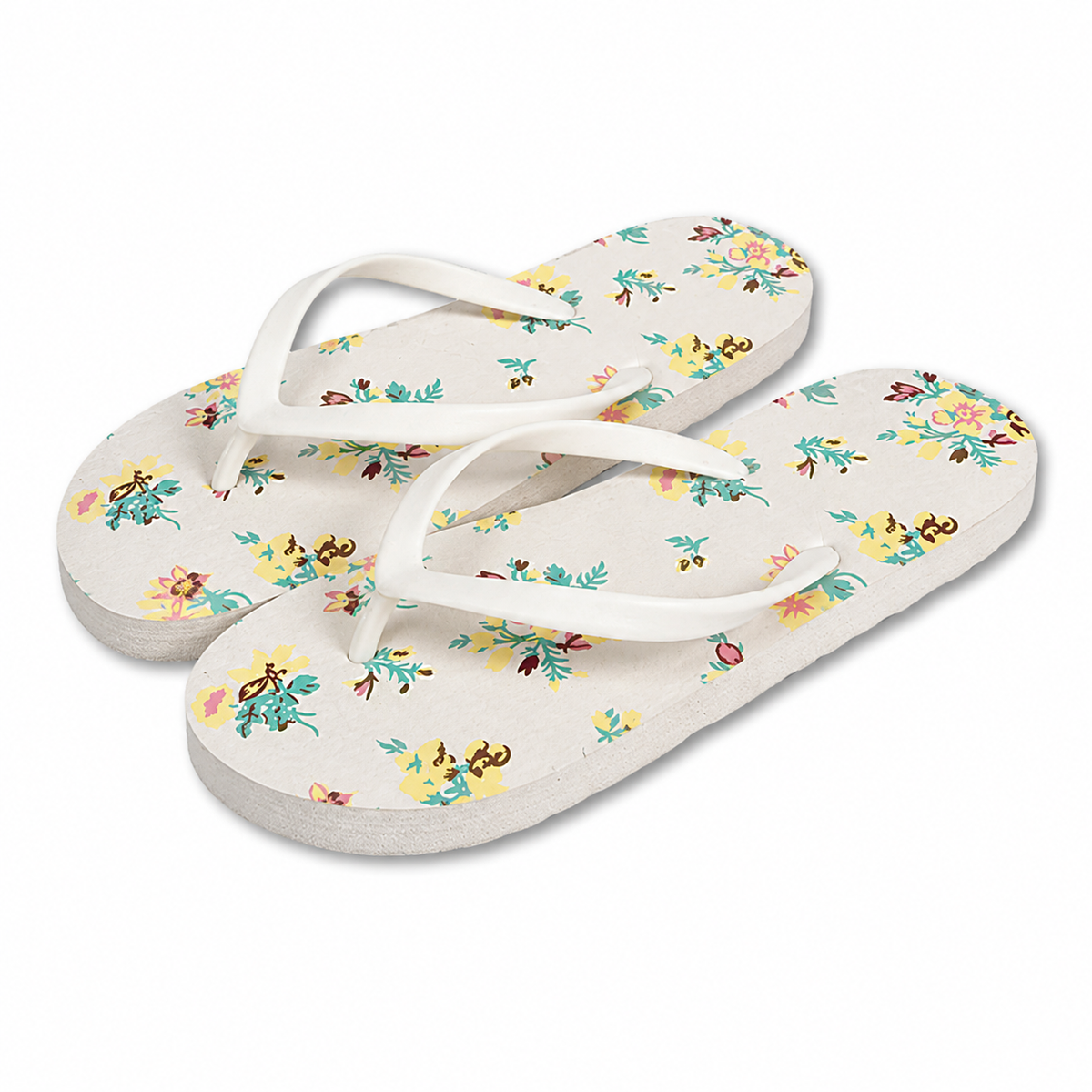 Colorful Floral Flip Flops – Lightweight & Comfortable